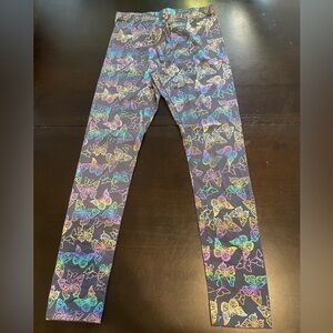 Wonder Nation Multicolor Butterfly Print Leggings